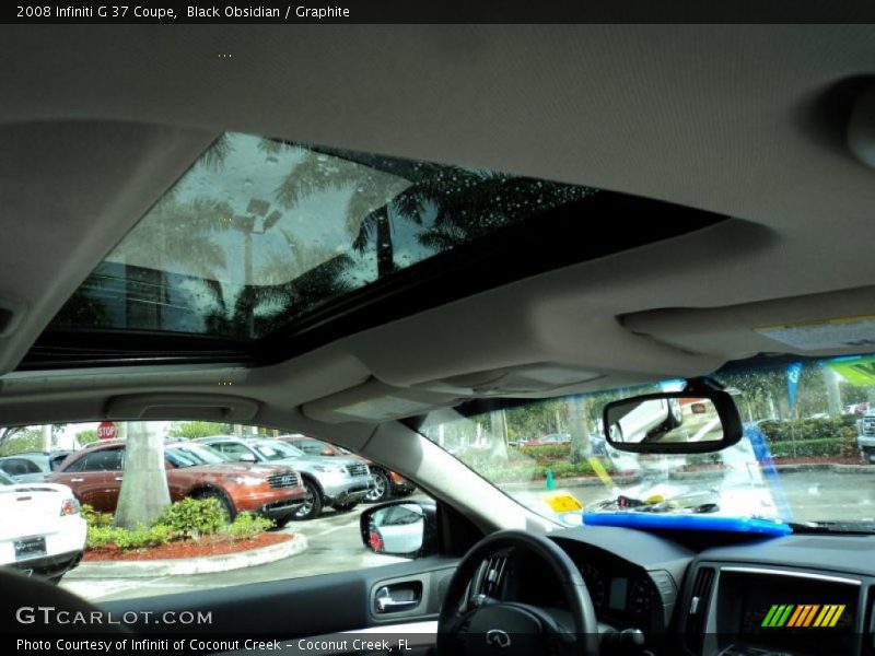 Black Obsidian / Graphite 2008 Infiniti G 37 Coupe