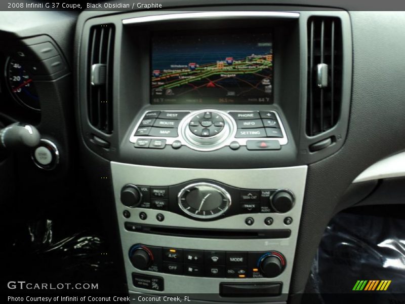 Black Obsidian / Graphite 2008 Infiniti G 37 Coupe