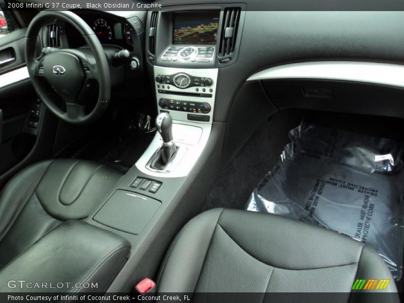 Black Obsidian / Graphite 2008 Infiniti G 37 Coupe