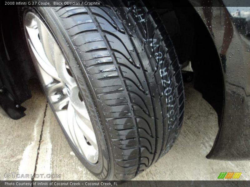 Black Obsidian / Graphite 2008 Infiniti G 37 Coupe