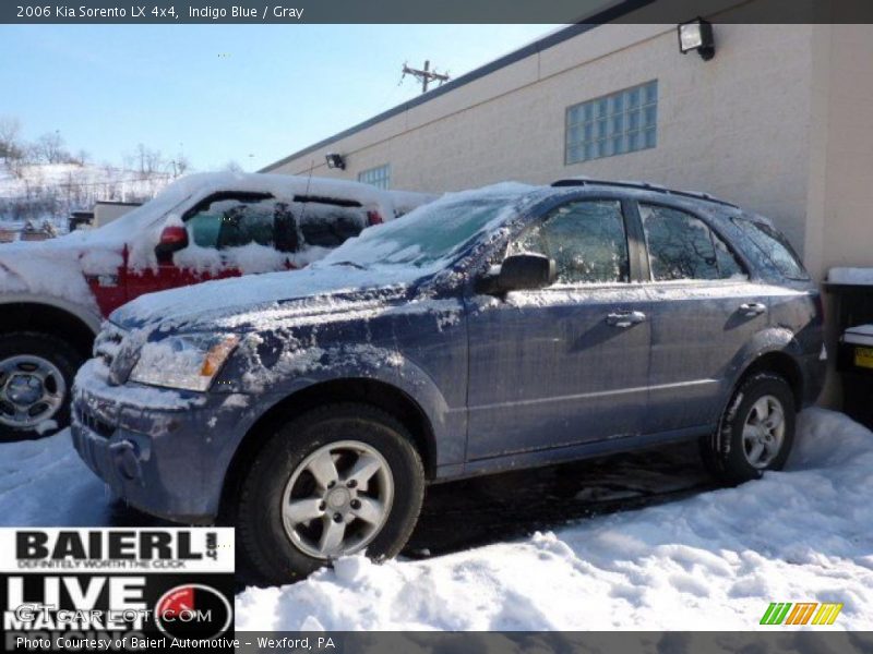 Indigo Blue / Gray 2006 Kia Sorento LX 4x4