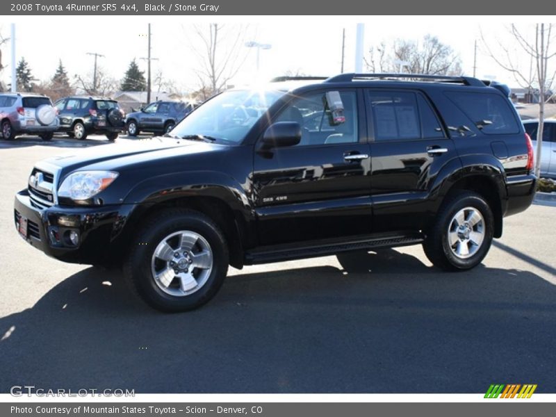 Black / Stone Gray 2008 Toyota 4Runner SR5 4x4