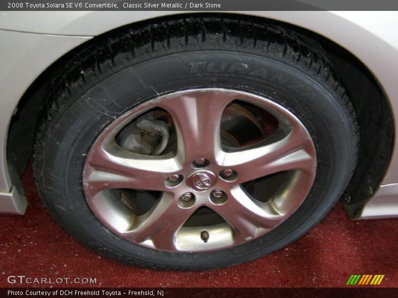 Classic Silver Metallic / Dark Stone 2008 Toyota Solara SE V6 Convertible