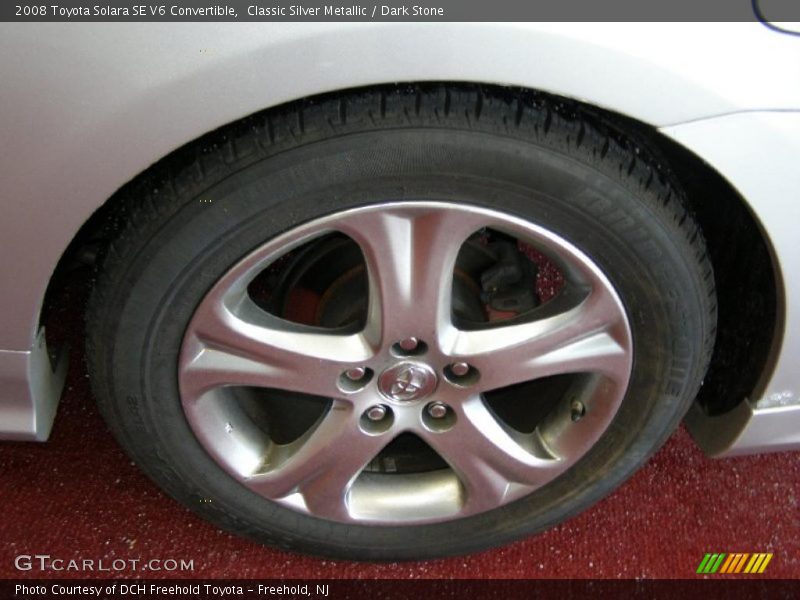 Classic Silver Metallic / Dark Stone 2008 Toyota Solara SE V6 Convertible