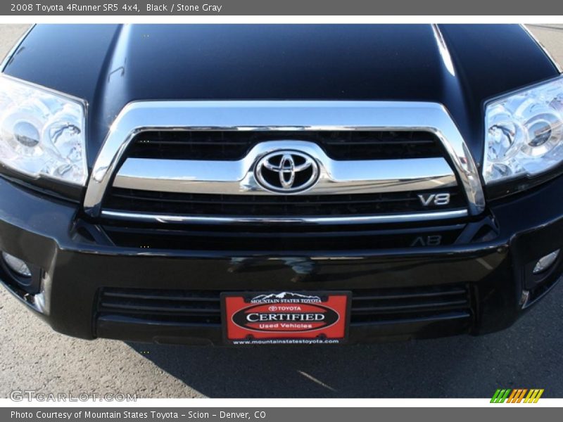 Black / Stone Gray 2008 Toyota 4Runner SR5 4x4