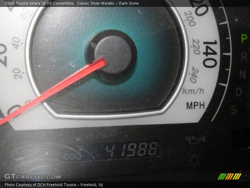Classic Silver Metallic / Dark Stone 2008 Toyota Solara SE V6 Convertible