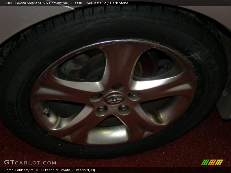 Classic Silver Metallic / Dark Stone 2008 Toyota Solara SE V6 Convertible