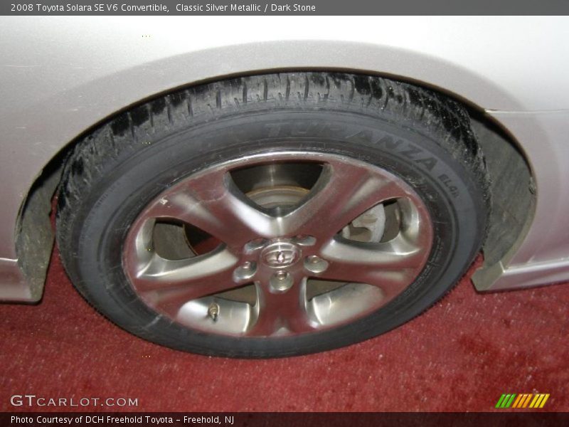 Classic Silver Metallic / Dark Stone 2008 Toyota Solara SE V6 Convertible