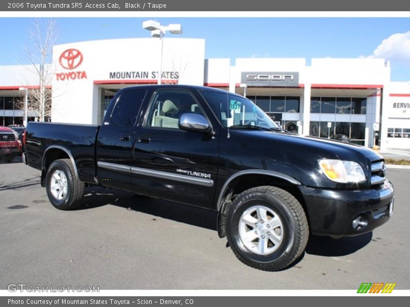 Black / Taupe 2006 Toyota Tundra SR5 Access Cab