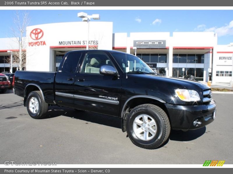 Black / Taupe 2006 Toyota Tundra SR5 Access Cab