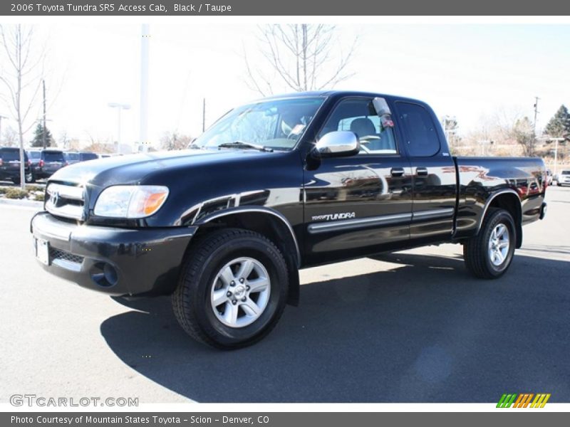 Black / Taupe 2006 Toyota Tundra SR5 Access Cab
