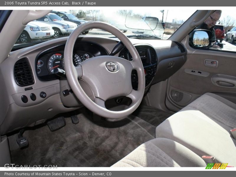 Black / Taupe 2006 Toyota Tundra SR5 Access Cab