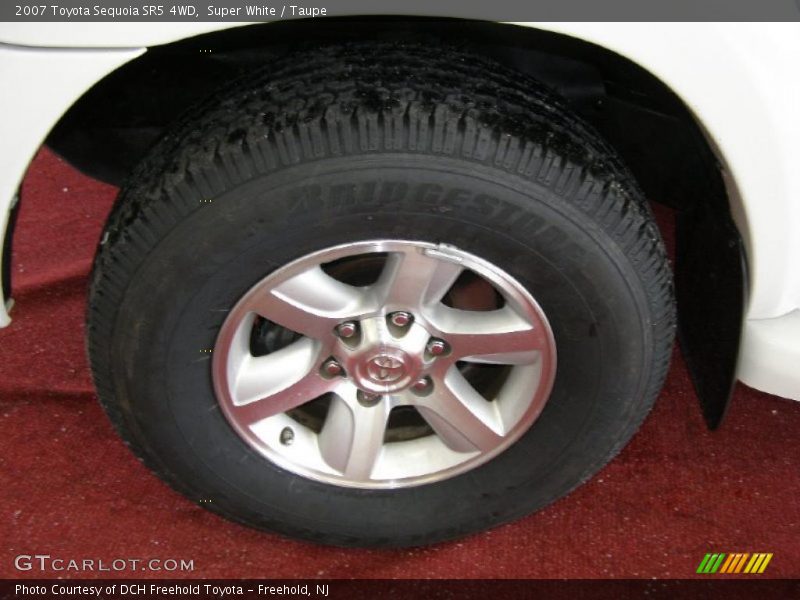 Super White / Taupe 2007 Toyota Sequoia SR5 4WD