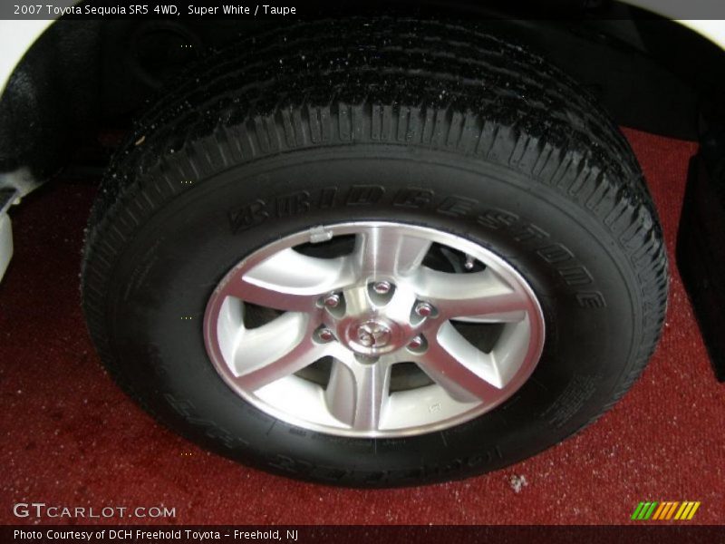 Super White / Taupe 2007 Toyota Sequoia SR5 4WD