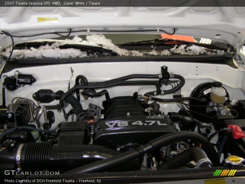 Super White / Taupe 2007 Toyota Sequoia SR5 4WD
