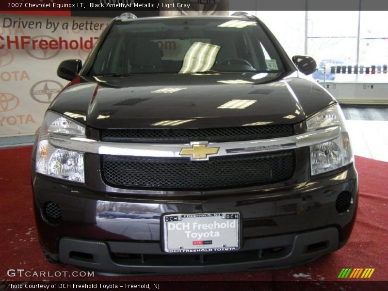Black Amethyst Metallic / Light Gray 2007 Chevrolet Equinox LT