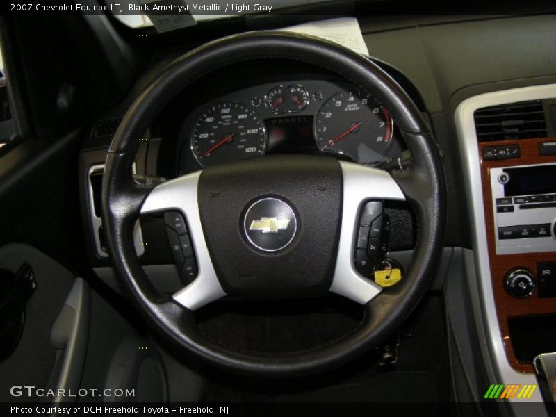Black Amethyst Metallic / Light Gray 2007 Chevrolet Equinox LT