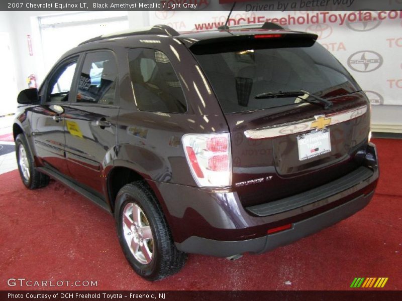 Black Amethyst Metallic / Light Gray 2007 Chevrolet Equinox LT