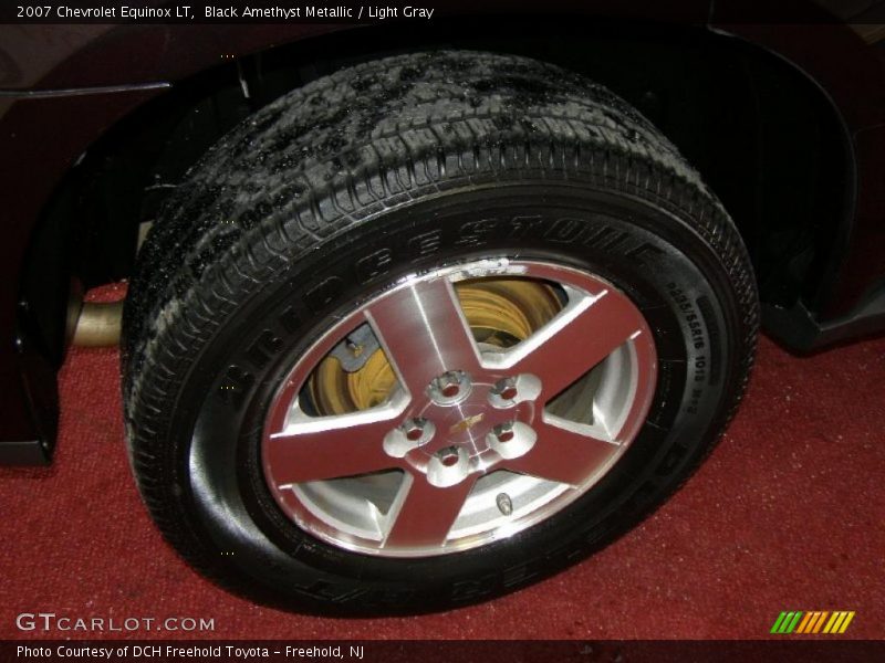 Black Amethyst Metallic / Light Gray 2007 Chevrolet Equinox LT