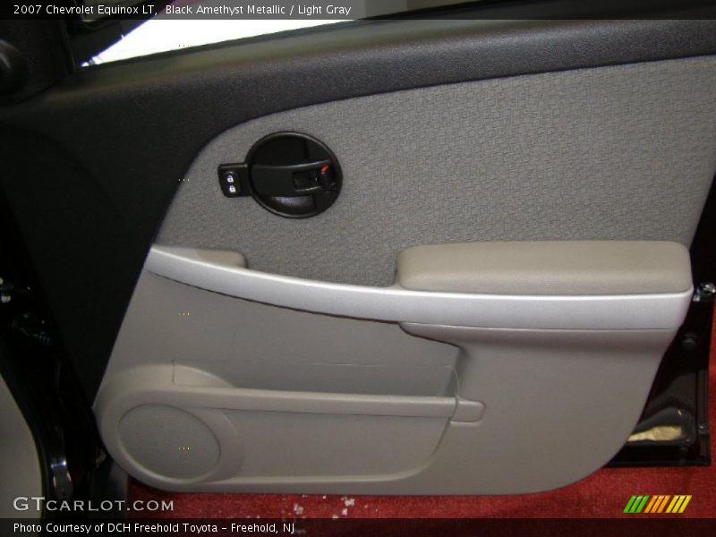 Black Amethyst Metallic / Light Gray 2007 Chevrolet Equinox LT