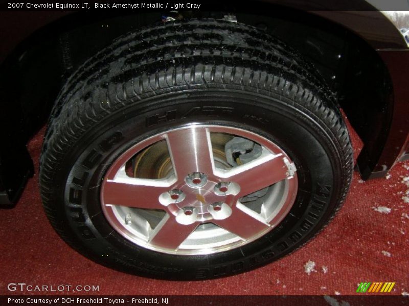 Black Amethyst Metallic / Light Gray 2007 Chevrolet Equinox LT