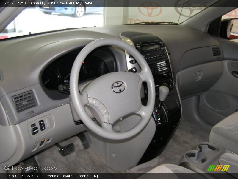 Slate Gray Metallic / Stone 2007 Toyota Sienna LE