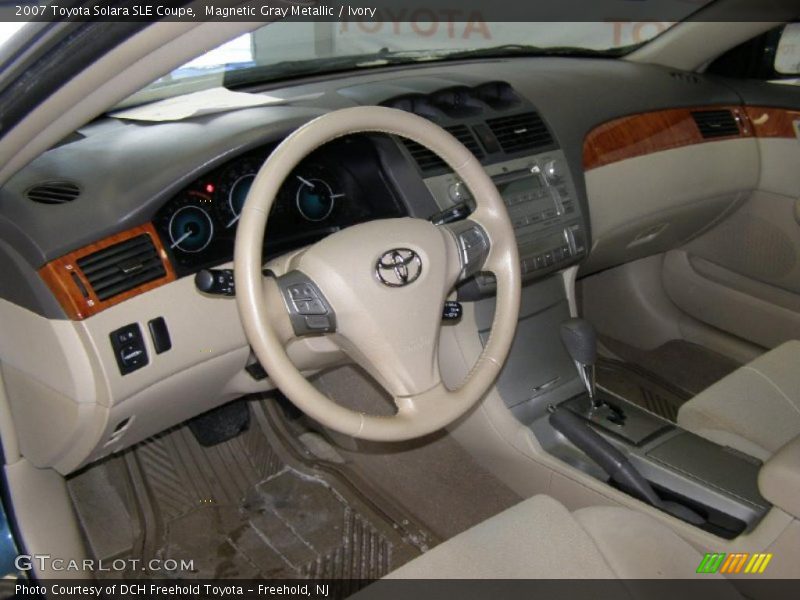 Magnetic Gray Metallic / Ivory 2007 Toyota Solara SLE Coupe