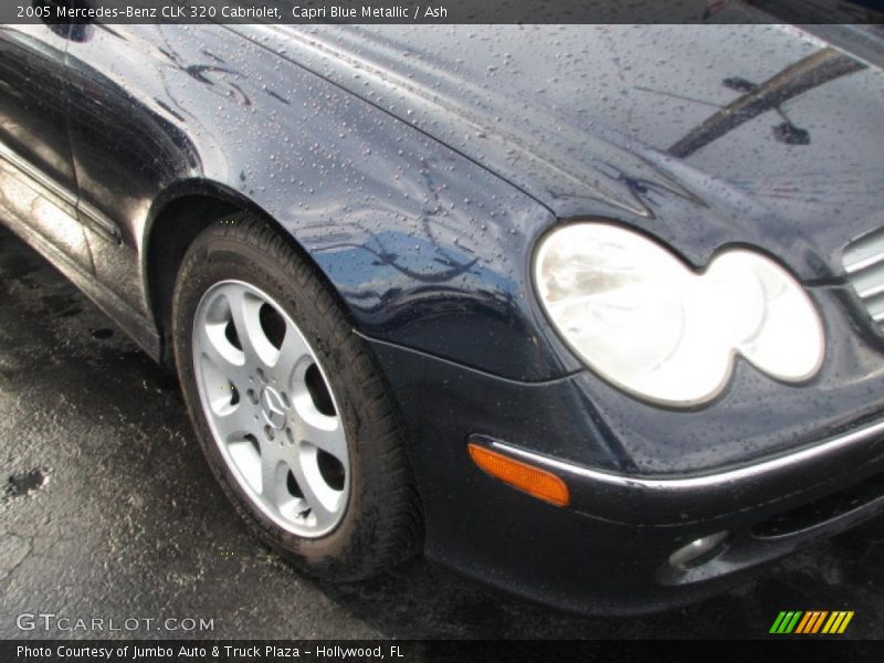 Capri Blue Metallic / Ash 2005 Mercedes-Benz CLK 320 Cabriolet