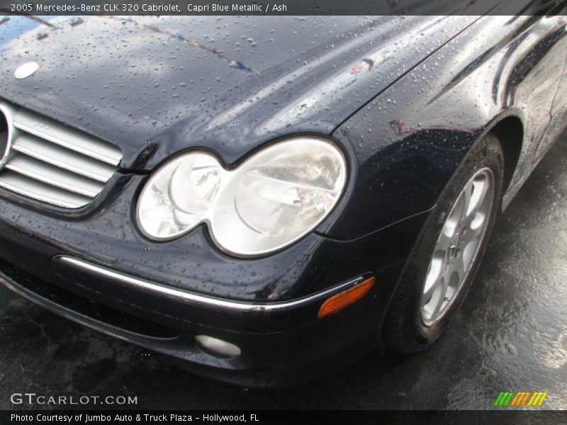 Capri Blue Metallic / Ash 2005 Mercedes-Benz CLK 320 Cabriolet
