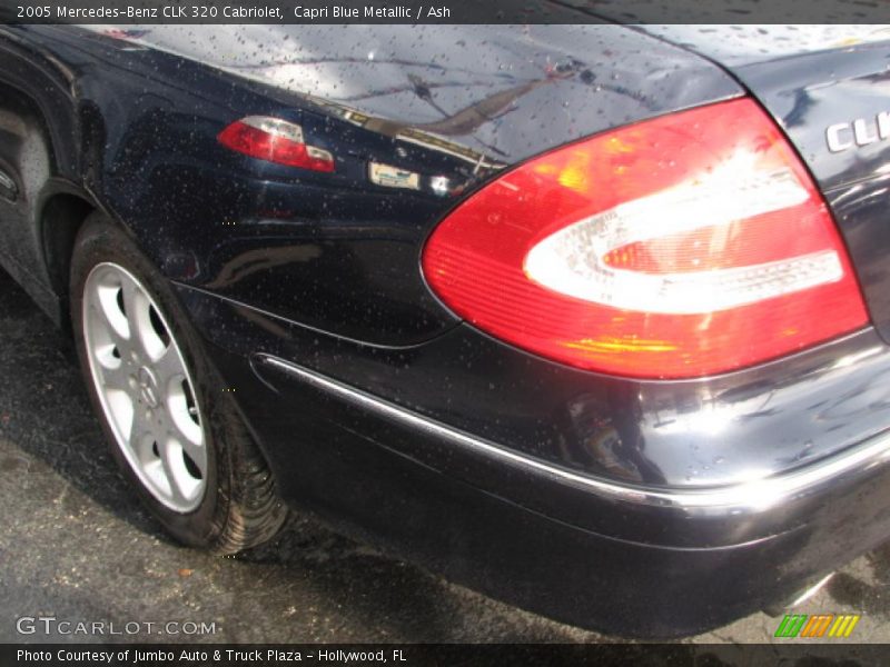 Capri Blue Metallic / Ash 2005 Mercedes-Benz CLK 320 Cabriolet