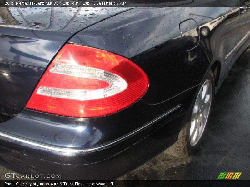 Capri Blue Metallic / Ash 2005 Mercedes-Benz CLK 320 Cabriolet