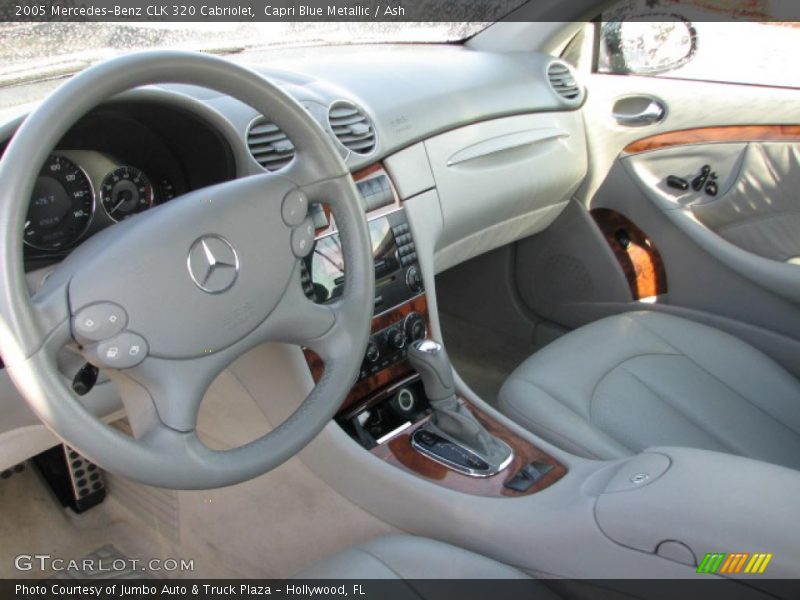 Capri Blue Metallic / Ash 2005 Mercedes-Benz CLK 320 Cabriolet
