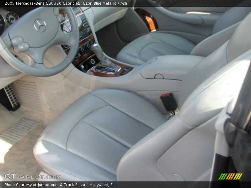 Capri Blue Metallic / Ash 2005 Mercedes-Benz CLK 320 Cabriolet