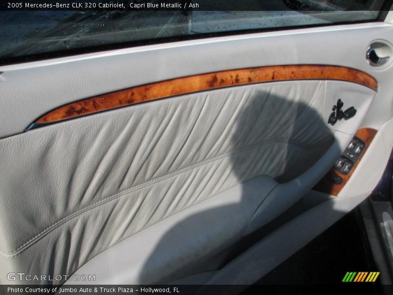 Capri Blue Metallic / Ash 2005 Mercedes-Benz CLK 320 Cabriolet