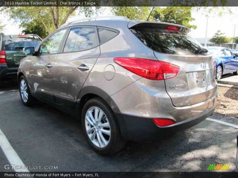 Chai Bronze / Taupe 2010 Hyundai Tucson Limited