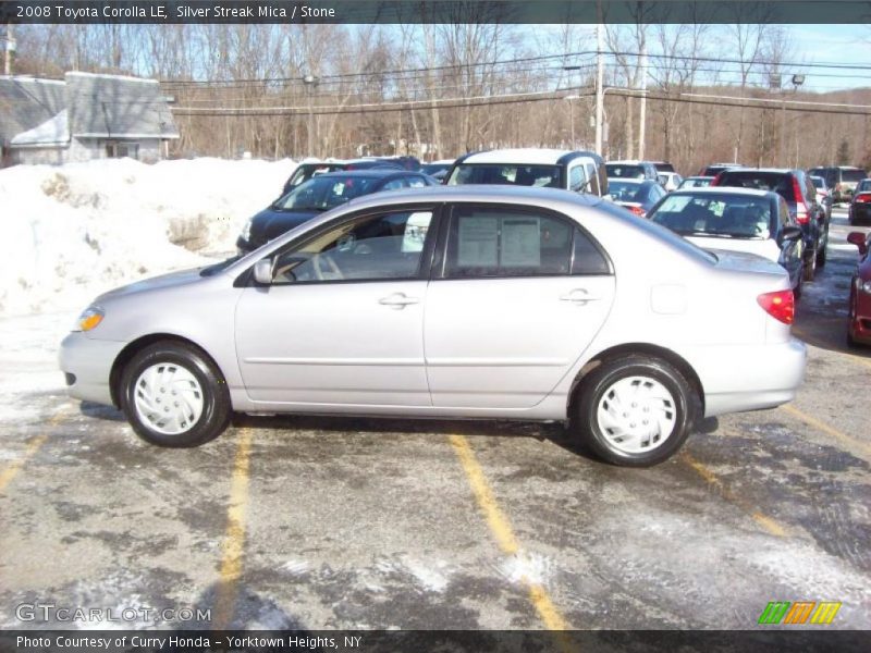 Silver Streak Mica / Stone 2008 Toyota Corolla LE