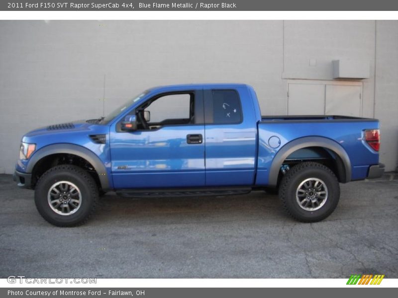  2011 F150 SVT Raptor SuperCab 4x4 Blue Flame Metallic