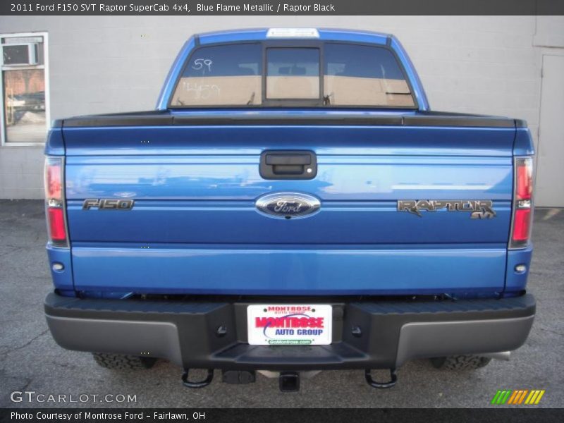 Blue Flame Metallic / Raptor Black 2011 Ford F150 SVT Raptor SuperCab 4x4