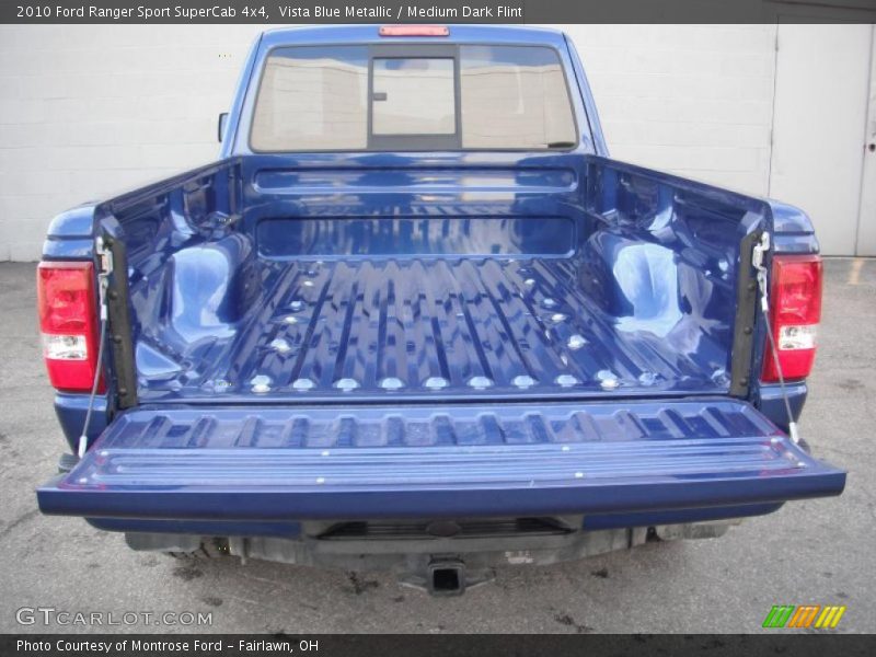Vista Blue Metallic / Medium Dark Flint 2010 Ford Ranger Sport SuperCab 4x4