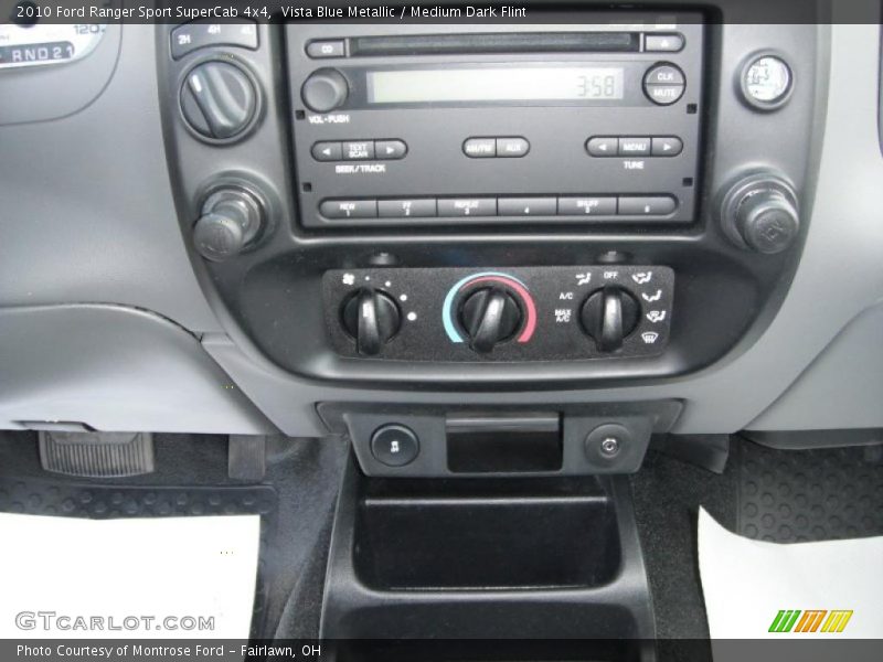 Vista Blue Metallic / Medium Dark Flint 2010 Ford Ranger Sport SuperCab 4x4