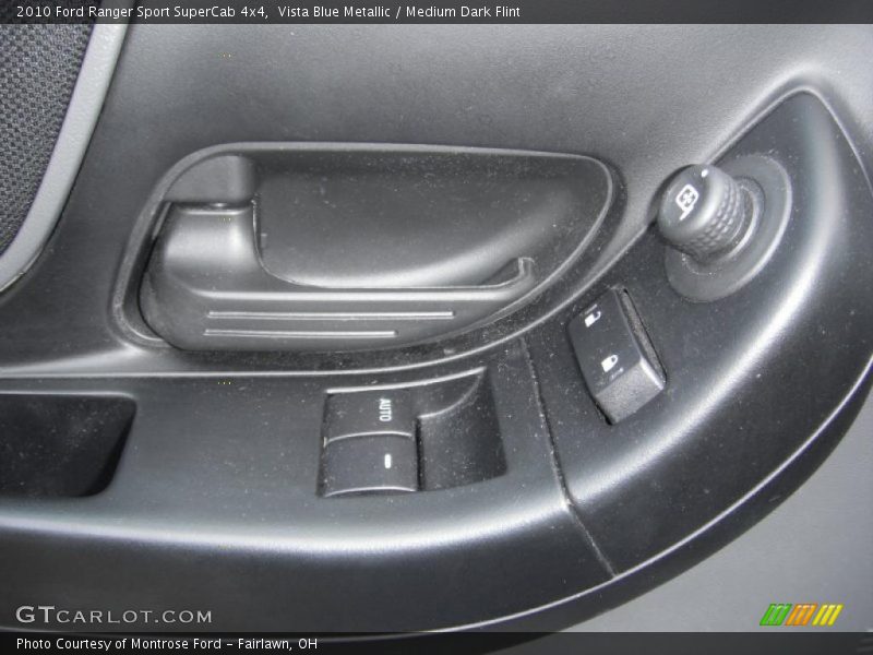 Vista Blue Metallic / Medium Dark Flint 2010 Ford Ranger Sport SuperCab 4x4