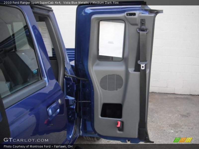 Vista Blue Metallic / Medium Dark Flint 2010 Ford Ranger Sport SuperCab 4x4