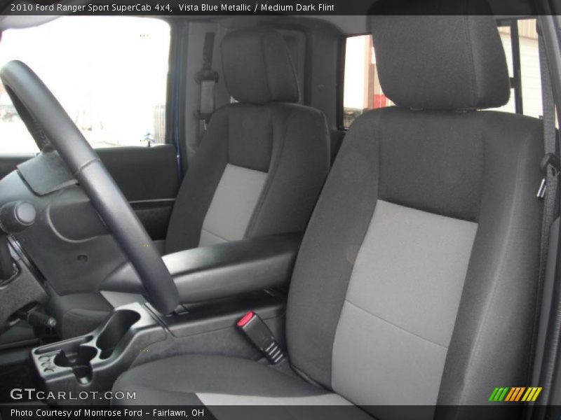 Vista Blue Metallic / Medium Dark Flint 2010 Ford Ranger Sport SuperCab 4x4