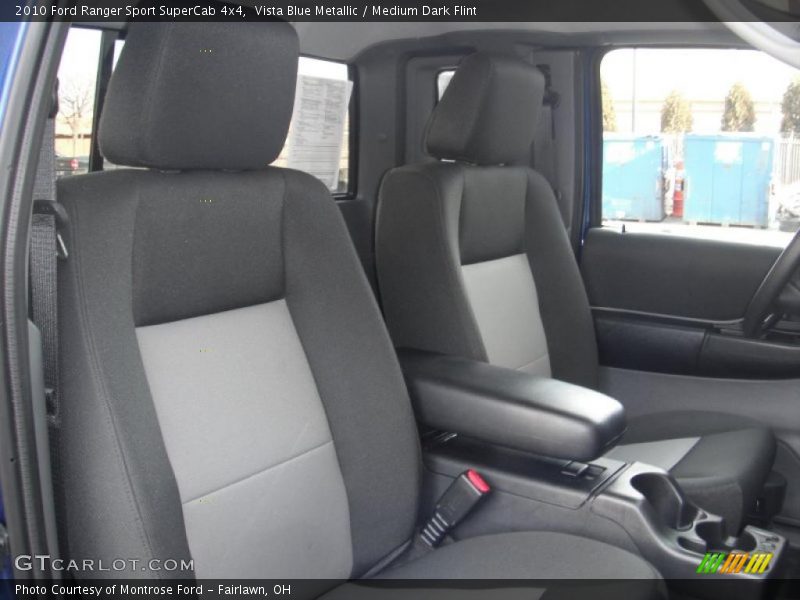 Vista Blue Metallic / Medium Dark Flint 2010 Ford Ranger Sport SuperCab 4x4