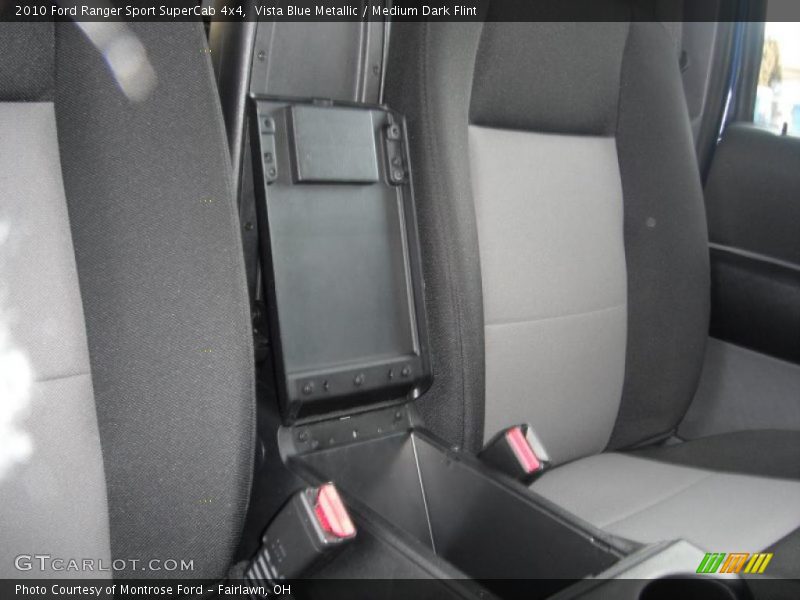 Vista Blue Metallic / Medium Dark Flint 2010 Ford Ranger Sport SuperCab 4x4
