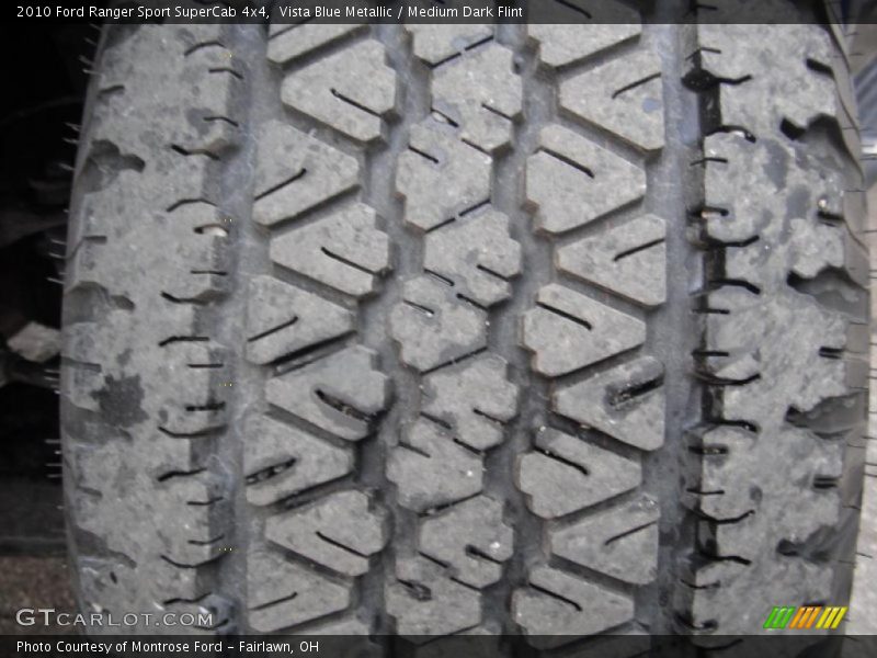 Vista Blue Metallic / Medium Dark Flint 2010 Ford Ranger Sport SuperCab 4x4