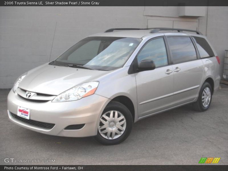 Silver Shadow Pearl / Stone Gray 2006 Toyota Sienna LE