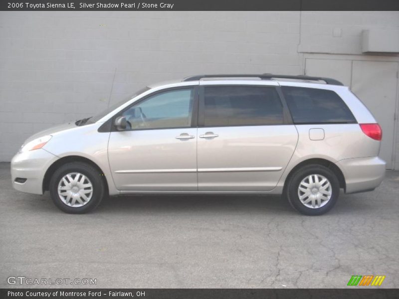 Silver Shadow Pearl / Stone Gray 2006 Toyota Sienna LE