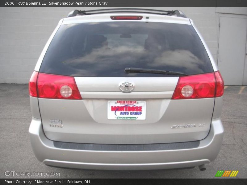 Silver Shadow Pearl / Stone Gray 2006 Toyota Sienna LE