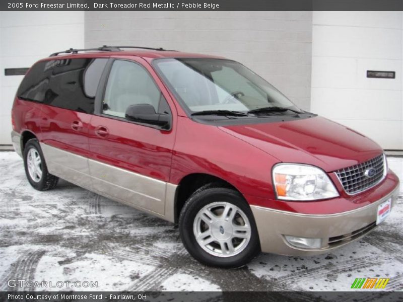 Dark Toreador Red Metallic / Pebble Beige 2005 Ford Freestar Limited
